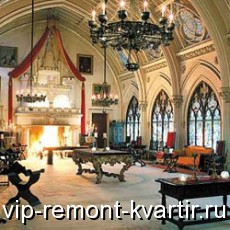 Оформление гостиной в готическом стиле - VIP-REMONT-KVARTIR.RU