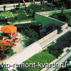 Плоская кровля с летним садом - VIP-REMONT-KVARTIR.RU