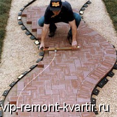 Технология укладки тротуарной плитки - VIP-REMONT-KVARTIR.RU