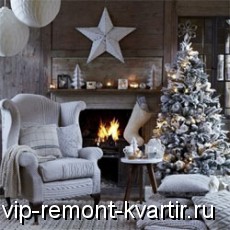 Зимние мотивы в оформлении декора - VIP-REMONT-KVARTIR.RU